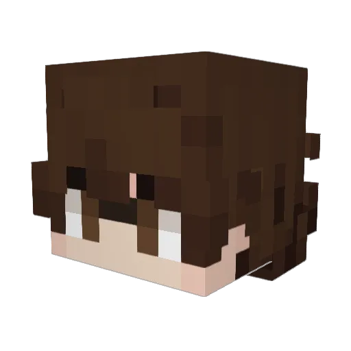 Doveh Minecraft avatar head, 3D render