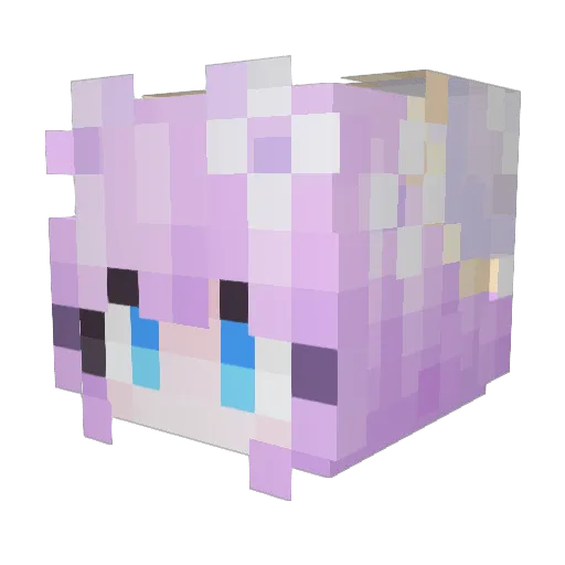 Doveris_ Minecraft avatar head, 3D render
