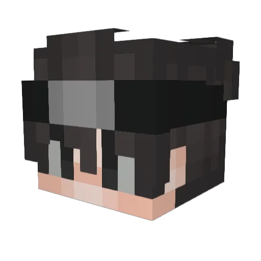 Dovon777 Minecraft avatar head, 3D render