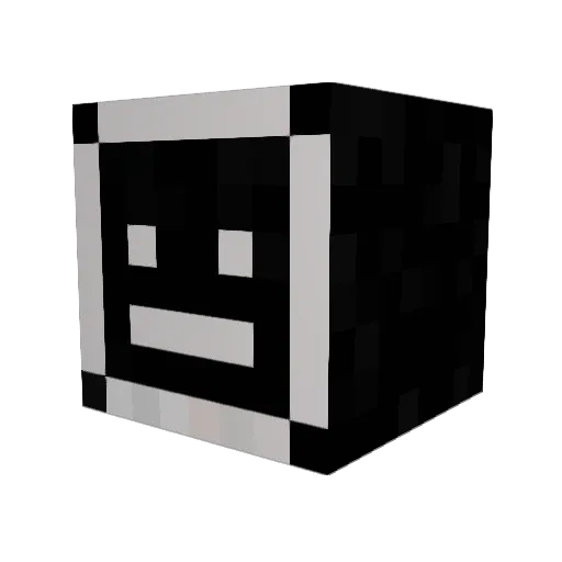 Dovos Minecraft avatar head, 3D render