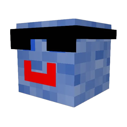 Dovrich123 Minecraft avatar head, 3D render