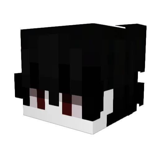 Dovydazz Minecraft avatar head, 3D render