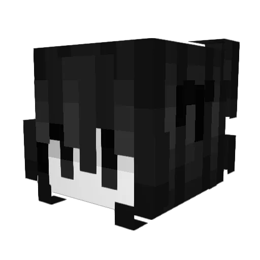 Dowds Minecraft avatar head, 3D render