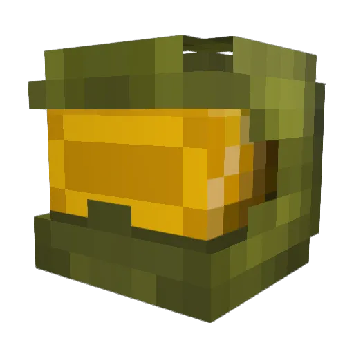 Downlaoder Minecraft avatar head, 3D render