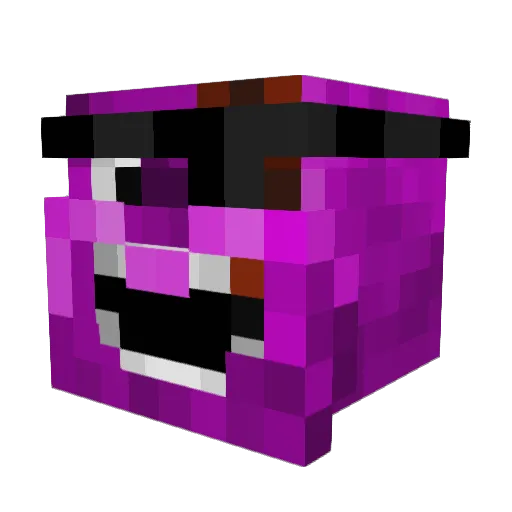 DownpourCape Minecraft avatar head, 3D render