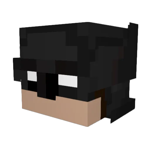 DowntownDB129 Minecraft avatar head, 3D render
