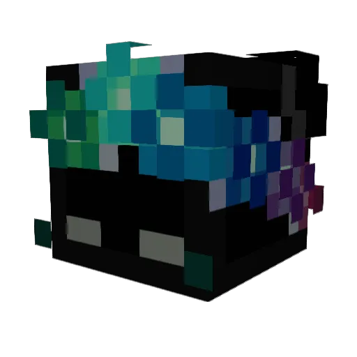 Downtown_2382 Minecraft avatar head, 3D render