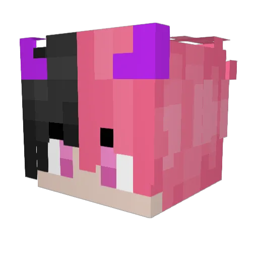 DowsonX_O Minecraft avatar head, 3D render