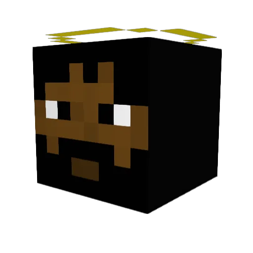 DowyChrist Minecraft avatar head, 3D render