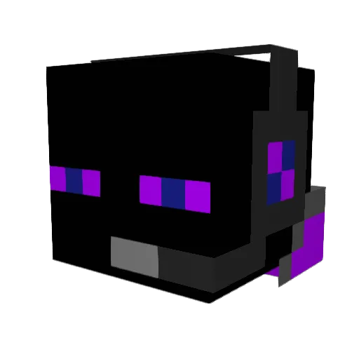 Dox90 Minecraft avatar head, 3D render