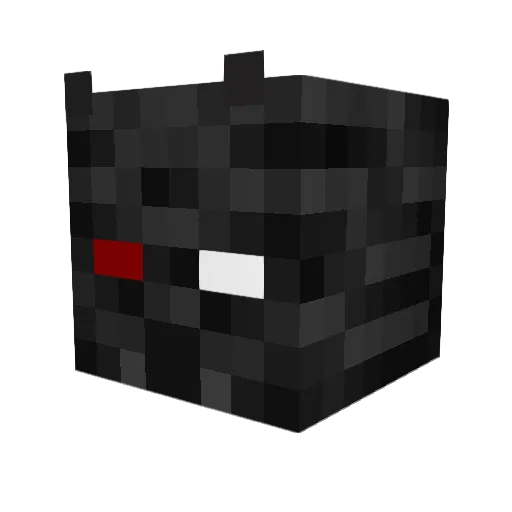 Doxo Minecraft avatar head, 3D render