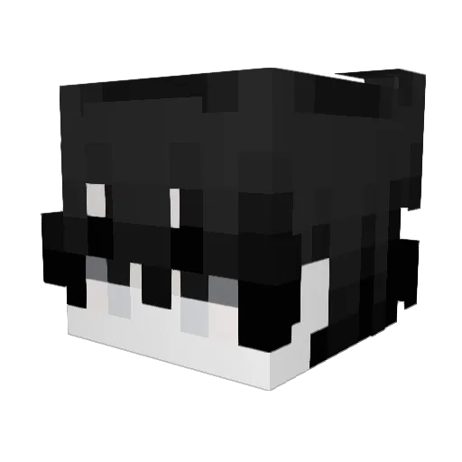 Doyashiki Minecraft avatar head, 3D render