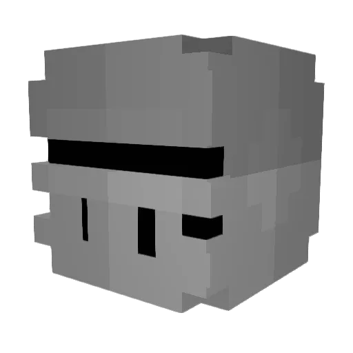 DoyleTXS Minecraft avatar head, 3D render