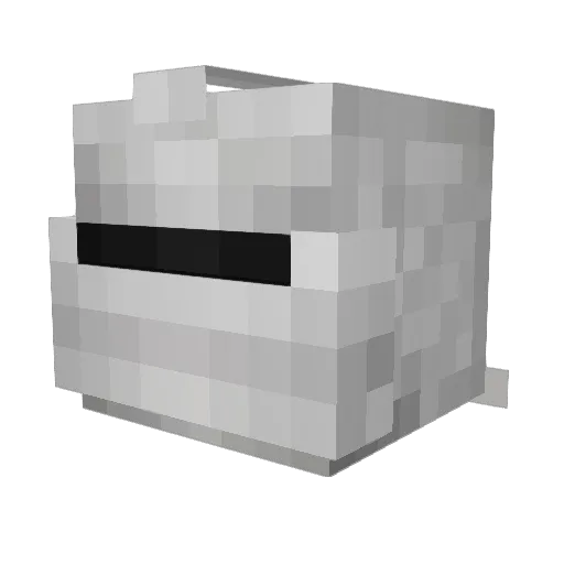 Dozer1791 Minecraft avatar head, 3D render
