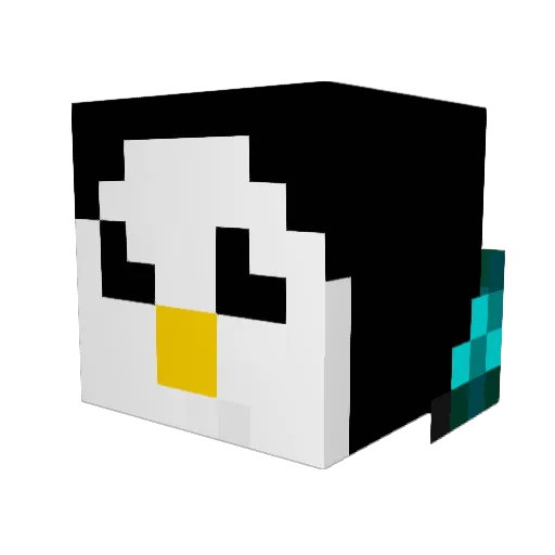Dozer5 Minecraft avatar head, 3D render