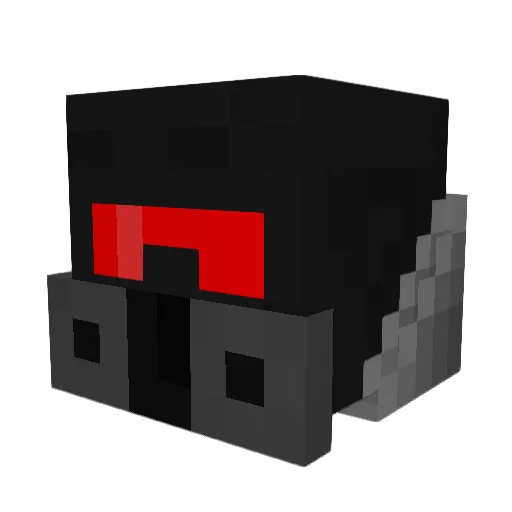 Dozer79_ Minecraft avatar head, 3D render