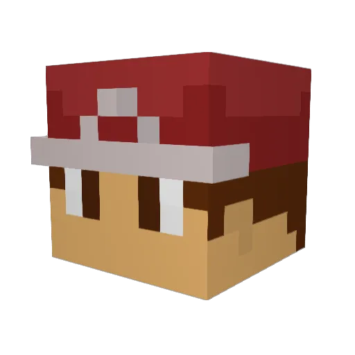 Dozie_ Minecraft avatar head, 3D render