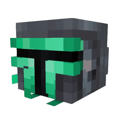 DozyDokie Minecraft avatar head, 3D render