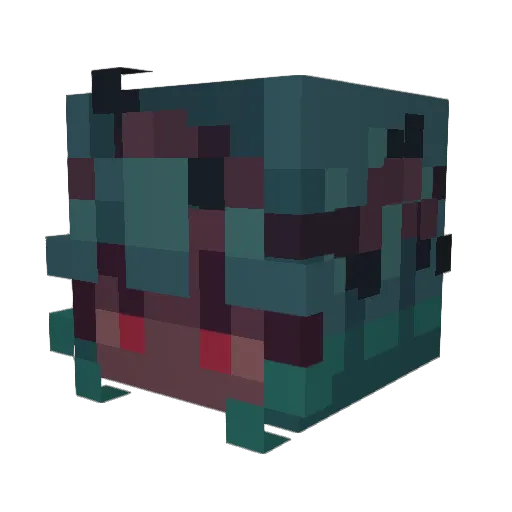 DozyPineapple Minecraft avatar head, 3D render