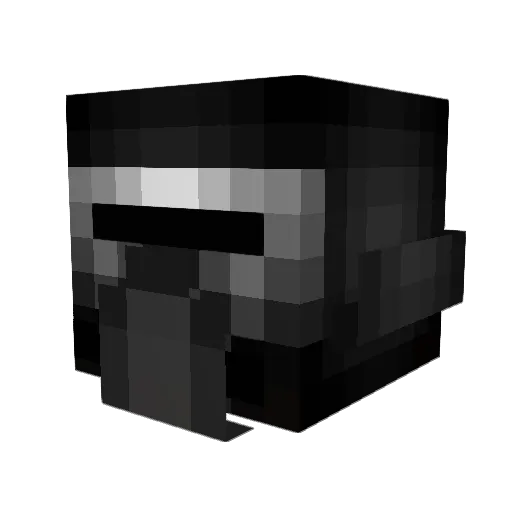 Dozzer05 Minecraft avatar head, 3D render