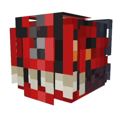 DpPancake Minecraft avatar head, 3D render