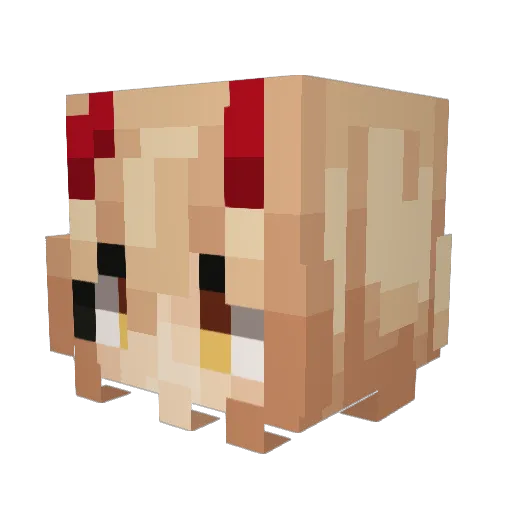 Dp_Sucka Minecraft avatar head, 3D render