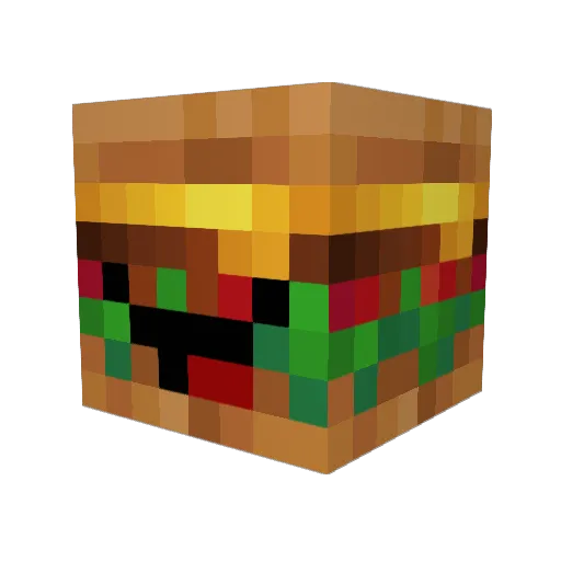 Dpatton88 Minecraft avatar head, 3D render