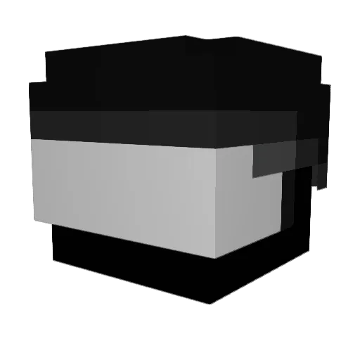 Dpbby Minecraft avatar head, 3D render