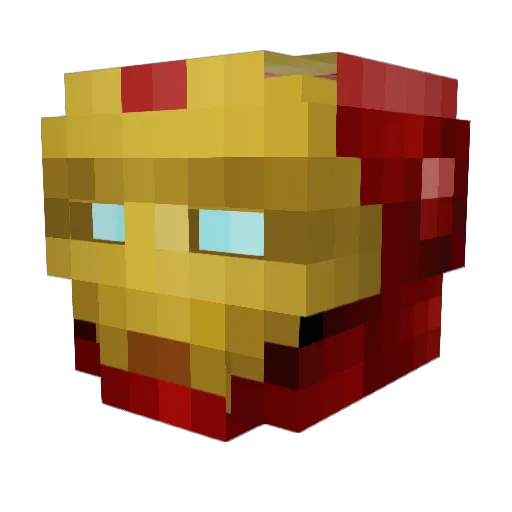 Dperry16 Minecraft avatar head, 3D render