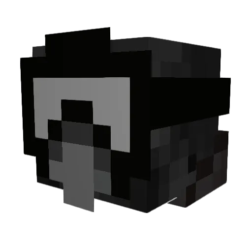Dpray Minecraft avatar head, 3D render