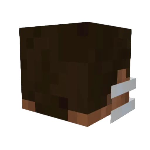 Dqrip Minecraft avatar head, 3D render