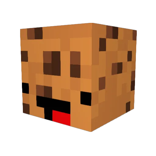 Dqxrk Minecraft avatar head, 3D render
