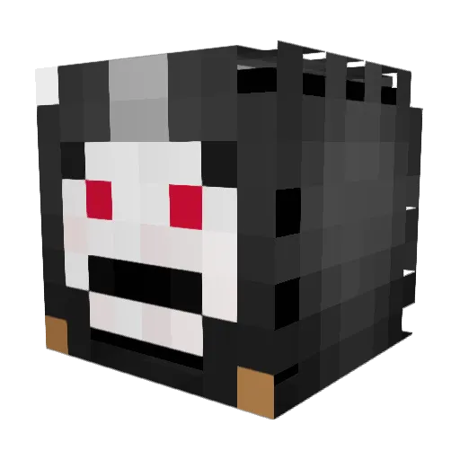 Dr000g Minecraft avatar head, 3D render