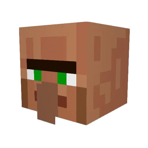 Dr0KinX Minecraft avatar head, 3D render