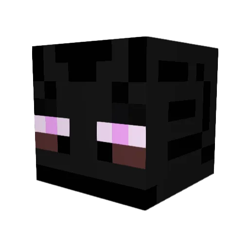 Dr0iDz1 Minecraft avatar head, 3D render