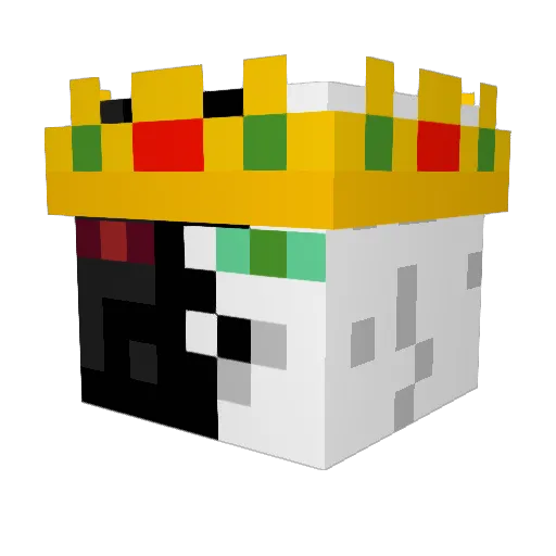 Dr3amyH Minecraft avatar head, 3D render