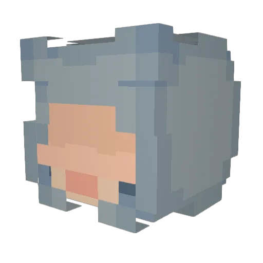 Dr3eamyy Minecraft avatar head, 3D render