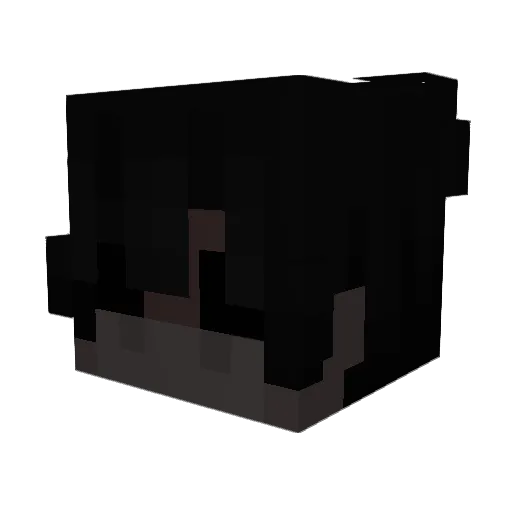 Dr3iBein Minecraft avatar head, 3D render