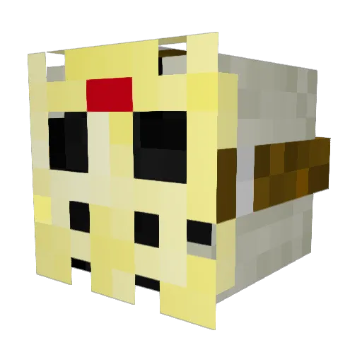 Dr4Cu74 Minecraft avatar head, 3D render