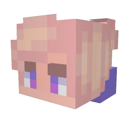 Dr4gon505 Minecraft avatar head, 3D render