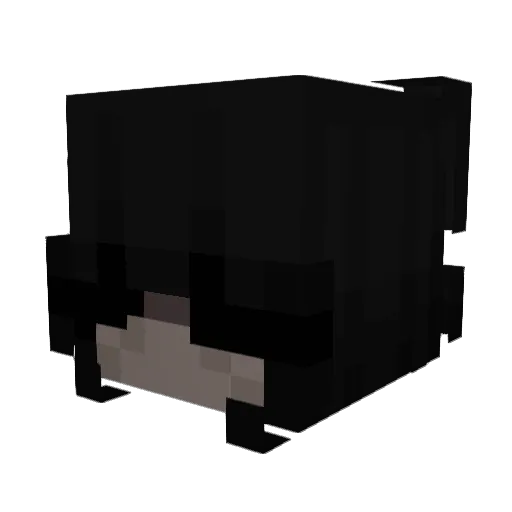 Dr4yyy Minecraft avatar head, 3D render