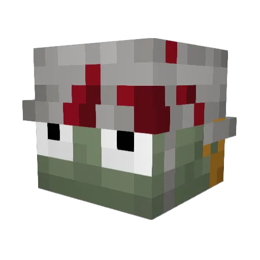 DrBaconator69 Minecraft avatar head, 3D render