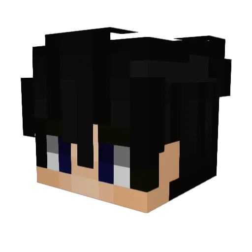 DrBombel Minecraft avatar head, 3D render