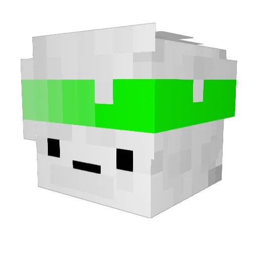 DrBratwurstLP Minecraft avatar head, 3D render