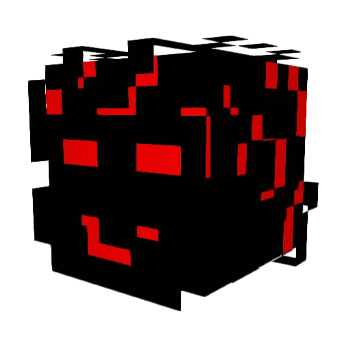 DrCaaCaa Minecraft avatar head, 3D render