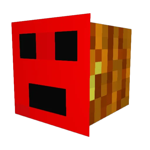 DrCcarm Minecraft avatar head, 3D render