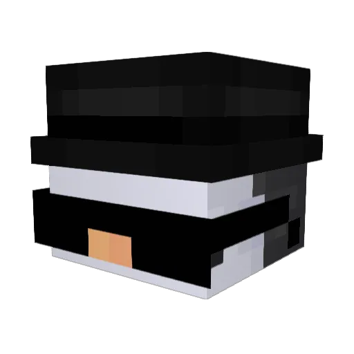 DrClicky Minecraft avatar head, 3D render