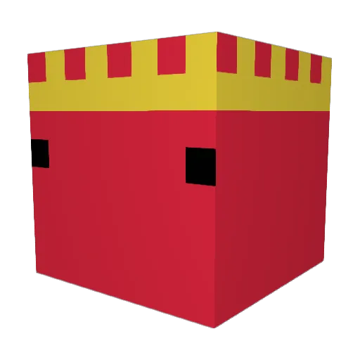 DrCoconut_1 Minecraft avatar head, 3D render