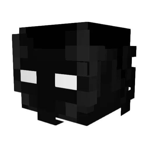 DrCoom Minecraft avatar head, 3D render