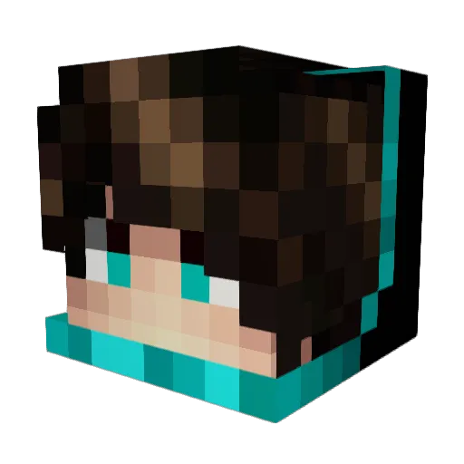 DrCosmo24 Minecraft avatar head, 3D render